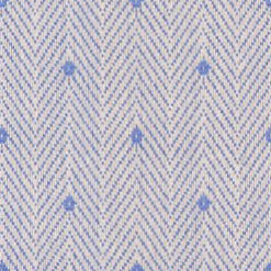 blue herringbone, polka dot, pattern shirt, cotton woven, fabric swatch